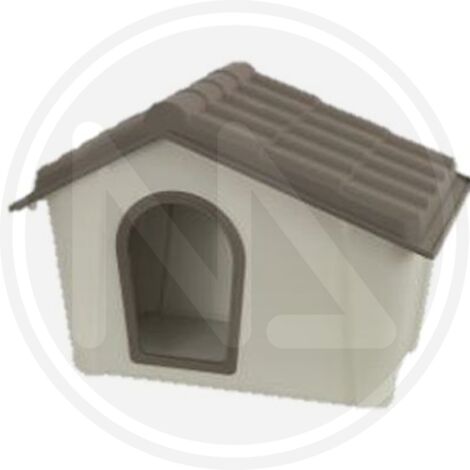 CUCCIA CANE RESINA 97X77X74HCM TORTORA/BEIGE