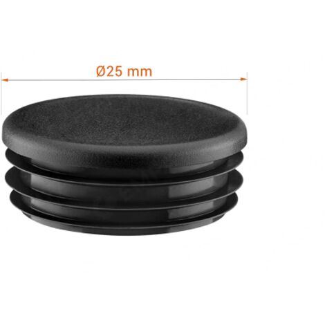 100 Pezzi Pezzi Gommino Interno Tondo 25 Mm Puntale Copritesta Infilare Tappo Rotondo