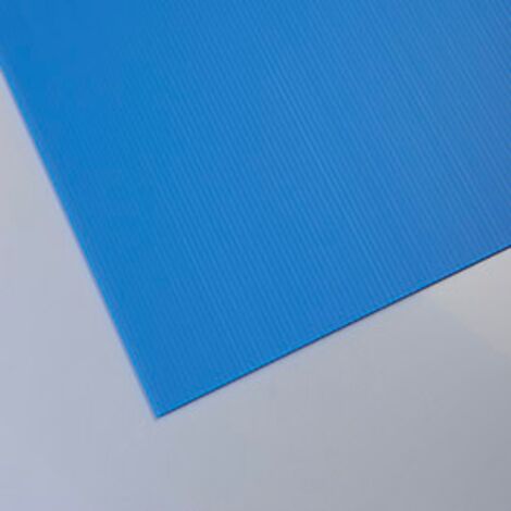 Lastra Polimark alveolare azzurro 50 x 150 x 0,25 cm