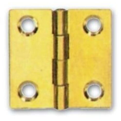 CERNIERA MOBILI ALA PIANA OTTONE FRESATO 50X40MM (1/2)