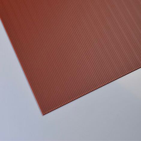 LASTRA ALVEOLARE """PLASTONDA""" 50X100 SP.2,5MM MARRONE