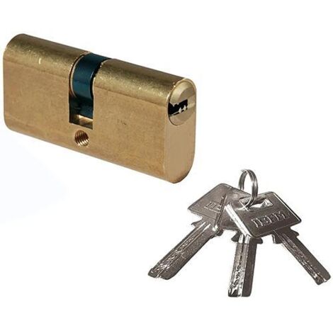 CILINDRO OVALE EUROPEO IBFM  54MM (27+27) OTTONE 2402OL