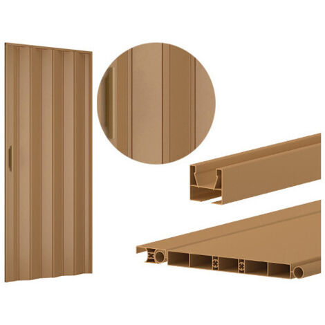 Guida PVC 150 cm per porte a soffietto effetto Douglas – accessorio superiore