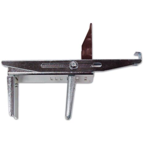 Mensola per Radiatore in Acciaio Zinco Cromato Art 550 misura 50/100 mm cf.12Pz
