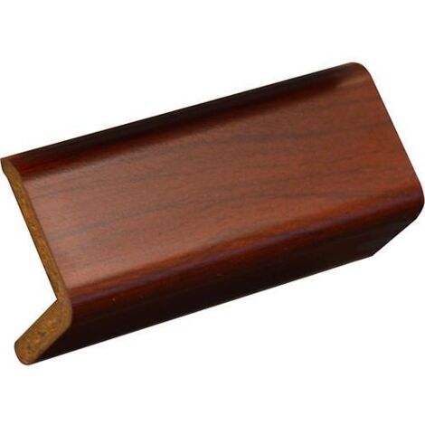 PARASPIGOLO PVC ESPANSO 30X30MM SP.4MM 2,90MT MOGANO