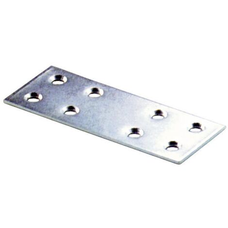 PIASTRINA GIUNZIONE DIRITTA  80X30MM ZINCATA