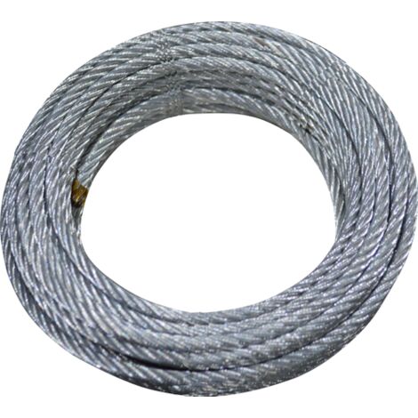 FUNE METALLO ZINCATA Ø 6MM  50MT