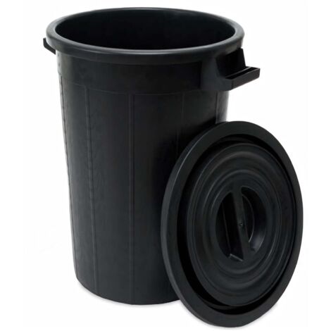 Bidone in plastica a due manici per vendemmia ed edilizia -Bidone senza coperchio / 50 litri