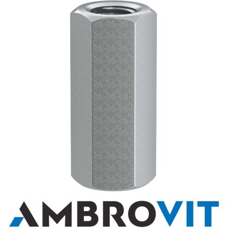 DADO GIUNZIONE mm.18x27x55 DIN6334 CL.6