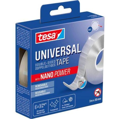 NASTRO BIADESIVO H30MM 3MT NANO POWER TESA