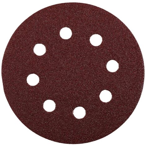 KWB QUICK-STICK Dischi abrasivi, LEGNO & METALLO, corindone pregiato, Ø 125 mm, forati - 541918 (1/2)