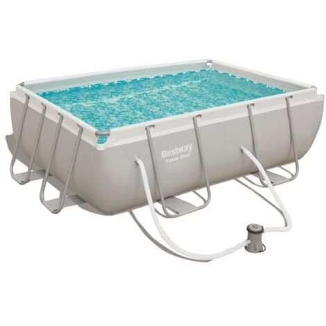 Bestway 56629 - Piscina Smontabile Tubolare Power Steel 282x196x84 cm