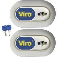 VIRO Van Lock Compact Coppia KA Chiavi Uguali