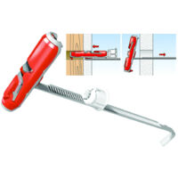 Fischer 25 Tasselli per Cartongesso DUOTEC 10, Fissaggio ad Ancora per Carichi Elevati su Pannelli e Lastre, Foro 10 mm, 540177