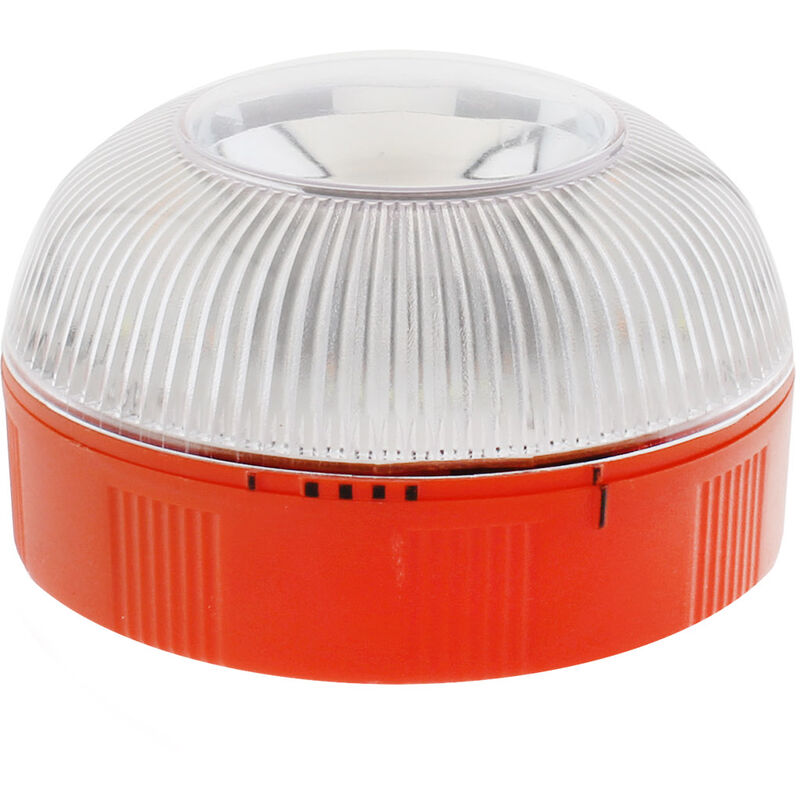 MAGIC SELECT 2x Lumière D'urgence V16 Pour Signalisation Routière De Voitures Et Motos. Flash Jaune Et Blanc Avec Base Magnétique Et Batterie Rechargeable. Sans GPS