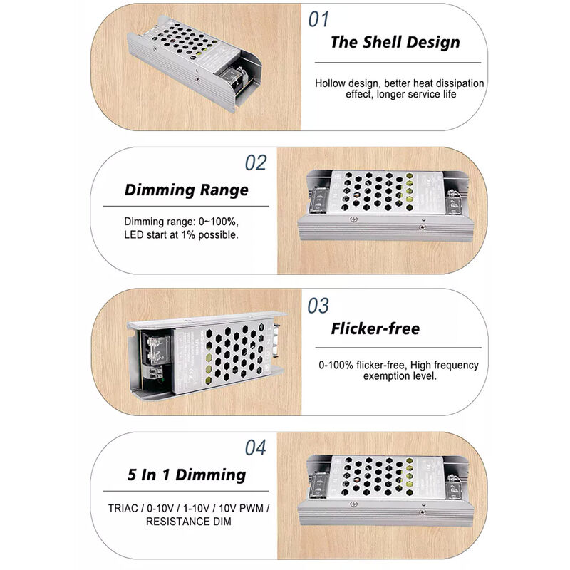 Alimentation électrique DC24V/200W/8.3A IP68 - Néons