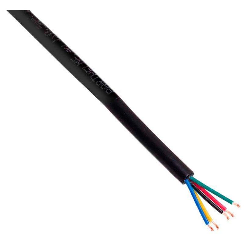 Câble de raccordement rond pour bandes LED RGBW 5x0,50mm, 1 mètre