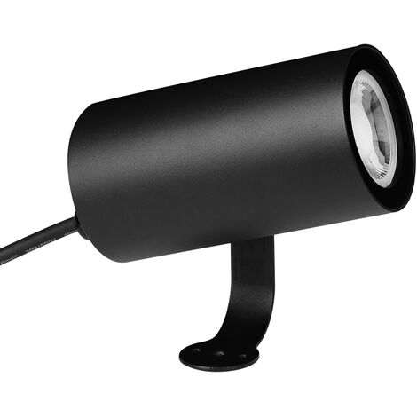 Plug & Shine Projecteur De Jardin LED Smart Home Zigbee 3.0 Shira IP65 Rgbw 6 5w Anthracite
