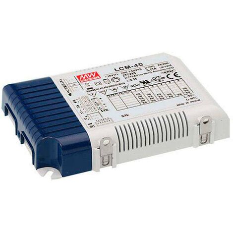 Driver de LED MEAN WELL LCM-40 ajustable, 0-10V, PWM, dimmable