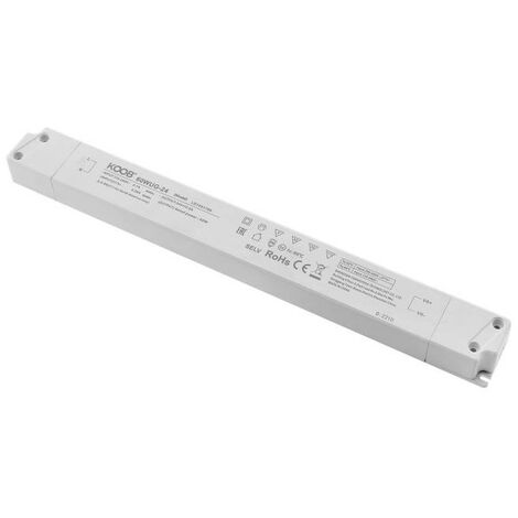 Huybaa Alimentation 24V, HDR-15-24 AC-DC Ultra Slim Din Rail