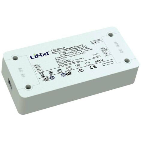 Driver de LED LIFUD DC27-42V/44W/1050mA, Dimmable DALI
