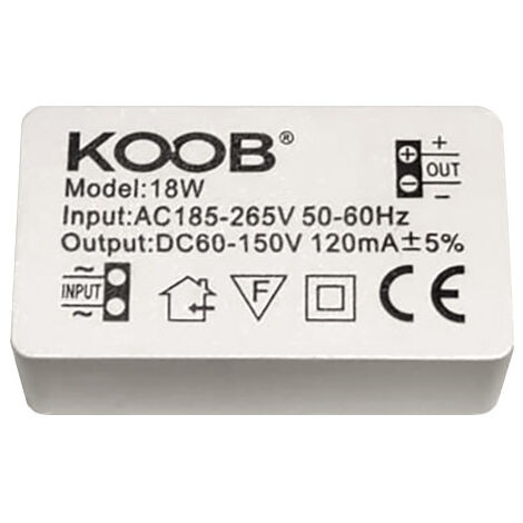 Pilote de LED DC60-150V/18W/120mA