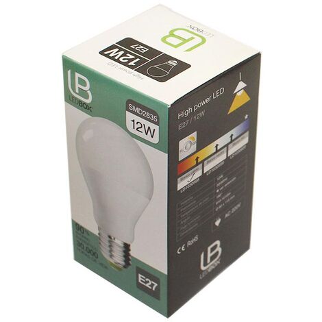 Ampoule LED E27, 12W, Blanc froid