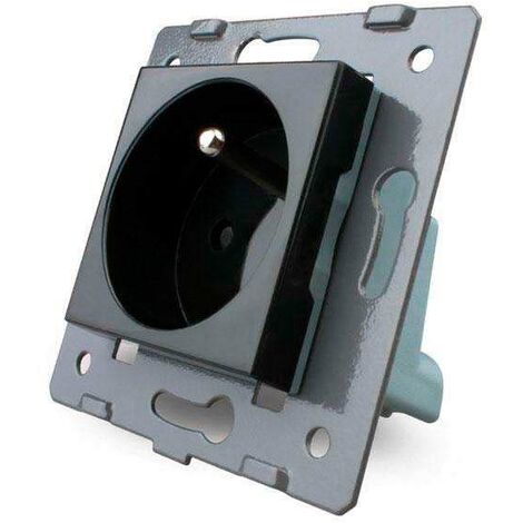 Fiche EU 16A type Schuko, noire (1/5)