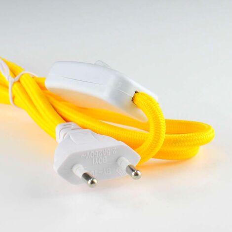 Cable Para Plancha De 2 Metros Con Conector Schuko - 2x0,75mm, Seguro Y Fácil De Instalar