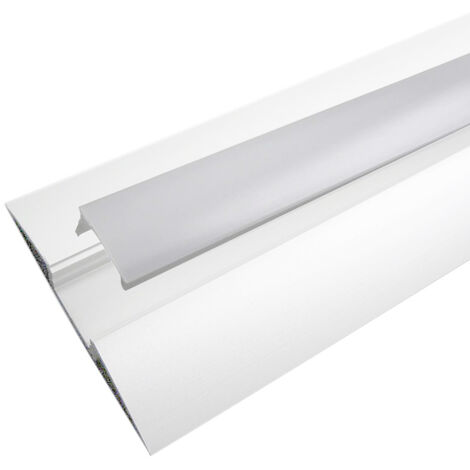 KIT - TREND profilé aluminium pour bandes LED, 1 mètre, blanc