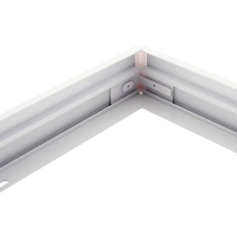 Kit d'encadrement blanc pour l'installation d'un panneau Led
