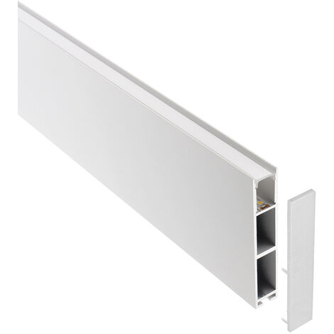 PHANTER S1 profilé en aluminium pour bandes LED, 1 mètre, blanc