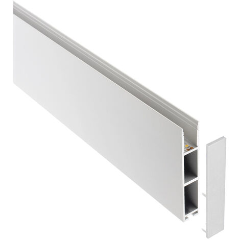 PHANTER S1 profilé en aluminium pour bandes LED, 1 mètre, blanc