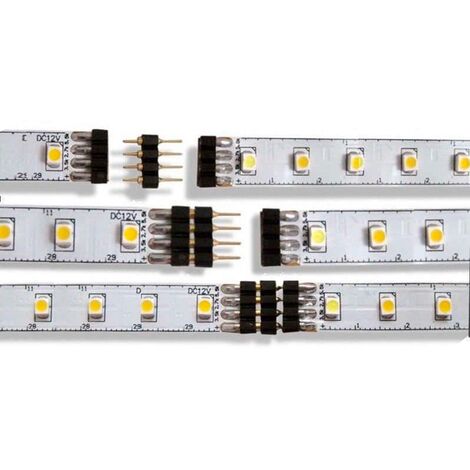 Câble D'Extension RVB 4 Broches 12V Mâle/Femelle - Lot De 3 Pour Bandes LED Et Ventilateurs PC