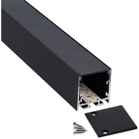 KIT - Profilé aluminium VART SUSPEND pour bandes LED, 2 mètres