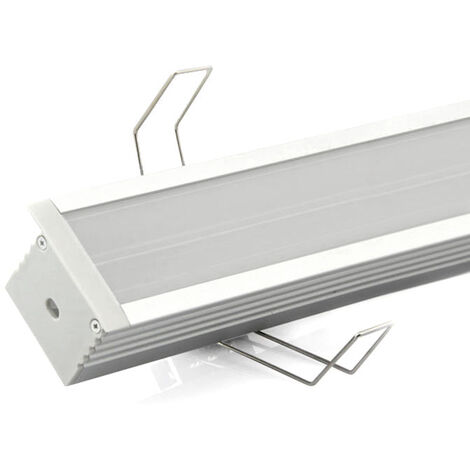 KIT - TEITO profil aluminium pour bandes LED, 2 mètres, blanc
