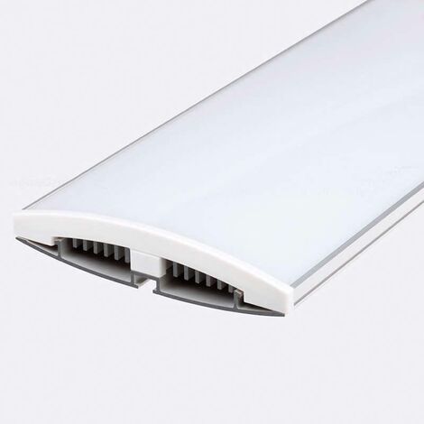 Profilé Aluminium Pour Bande LED 2m - Couverture Opaque, Dissipation Chaleur, Fixation Incluse - 2