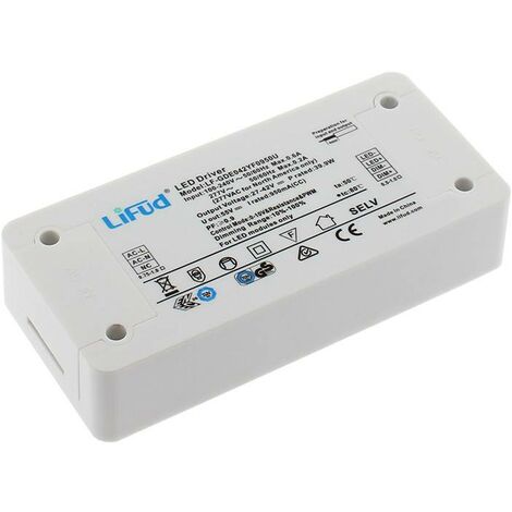 Driver de LED LIFUD DC27-42V/44W/1050mA, Dimmable 0-10V