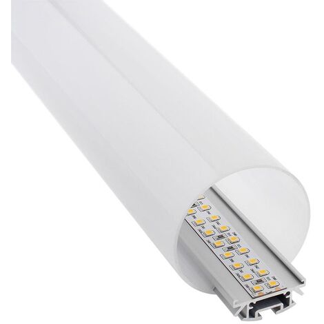 Profil rectangulaire en aluminium pour bande LED de 2 m