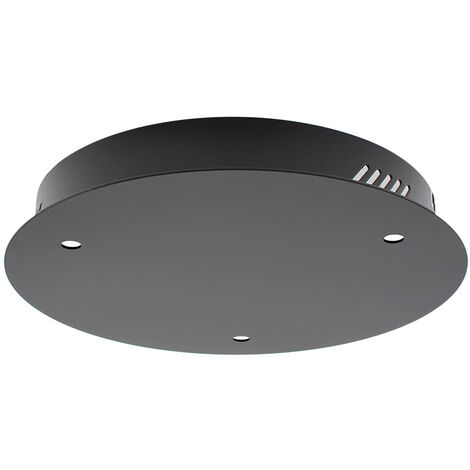 Rosette ronde noire, Ø250mm (1/5)