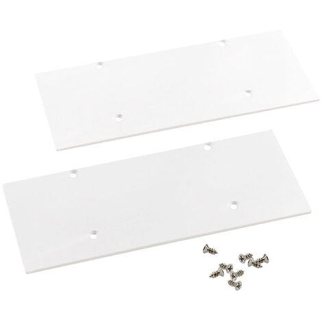 KIT - Profilé aluminium NewWALL pour bandes LED, 1 mètre, blanc