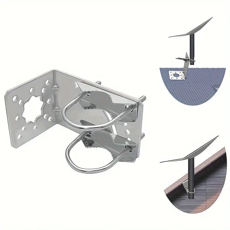 Antenne Satellite Sky Vision Ideal 65 – Réflecteur Aluminium 65x60 Cm, Couleur Clair RAL 7035 - 2