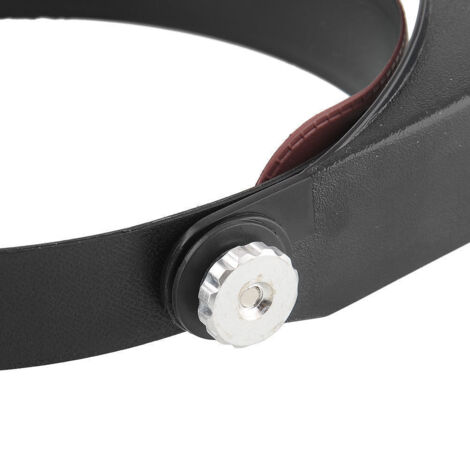 Loupe Frontale ESynic Avec LED - 5 Lentilles Interchangeables (1.5X à 3.5X) - Idéale Pour Réparations, Couture, Bijoux Et Travaux De Précision