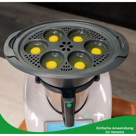 Pocheuse à œufs compatible avec Thermomix TM6 TM5 TM31, pocheuse à œufs, accessoires