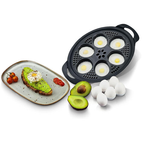 Pocheuse à œufs compatible avec Thermomix TM6 TM5 TM31, pocheuse à œufs, accessoires