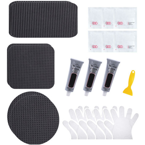 Kit De Réparation Tapis De Trampoline - 10 Boucles Triangulaires, Ruban, Aiguille, Fil - Pour Remplacer Sangles Usées