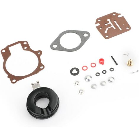 Kit Di Riparazione Carburatore 396701 Per Fuoribordo Johnson/Evinrude – Con Galleggiante In Acciaio, Compatibile 9.5HP/15HP/40HP/70HP