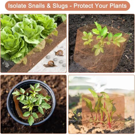 Bande De Cuivre Anti-limaces Et Escargots - 4 Cm X 5 M - Auto-adhésive - Protection écologique Jardin