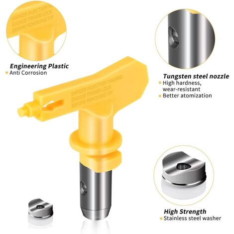 Set 7 Buses Marolex Pour Pulvérisateur - Jets Ronds Et Plats - Débits 0.35 à 2.0 L/min