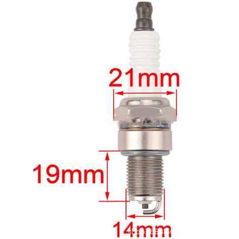SOAJEE Lot De 2 Bougies D'allumage à 3 électrodes L7T Pour Debroussailleuse Debroussailleuse Debroussailleuse Debroussailleuse Debroussailleuse Debroussailleuse Debroussailleuse